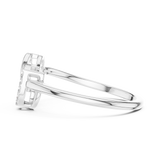 Gold Ring 12-10064@L, White Gold, view 3