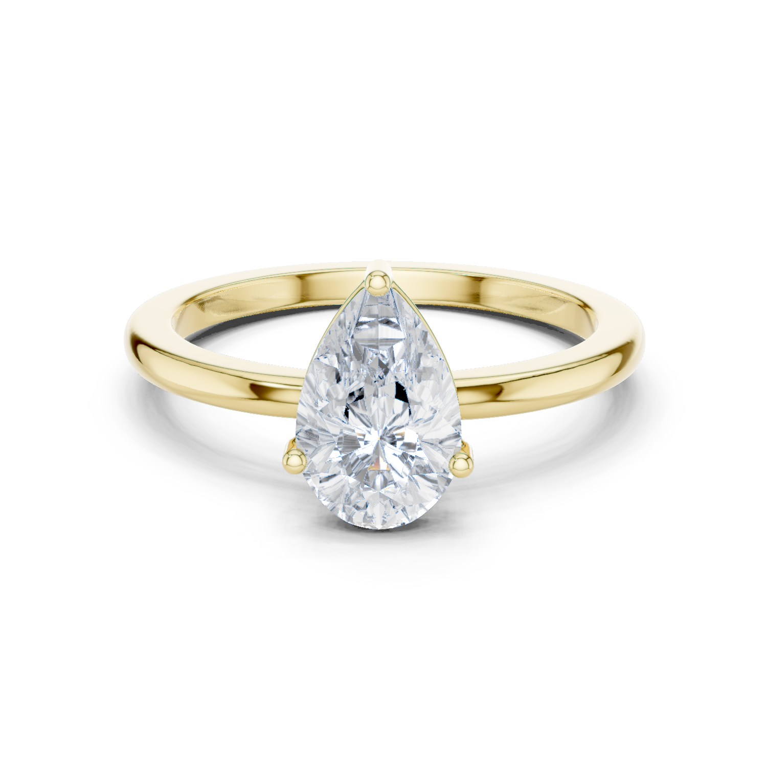 Gold Ring DDLR-1080, Yellow Gold