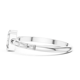 Gold Ring ALR-171, White Gold, view 3