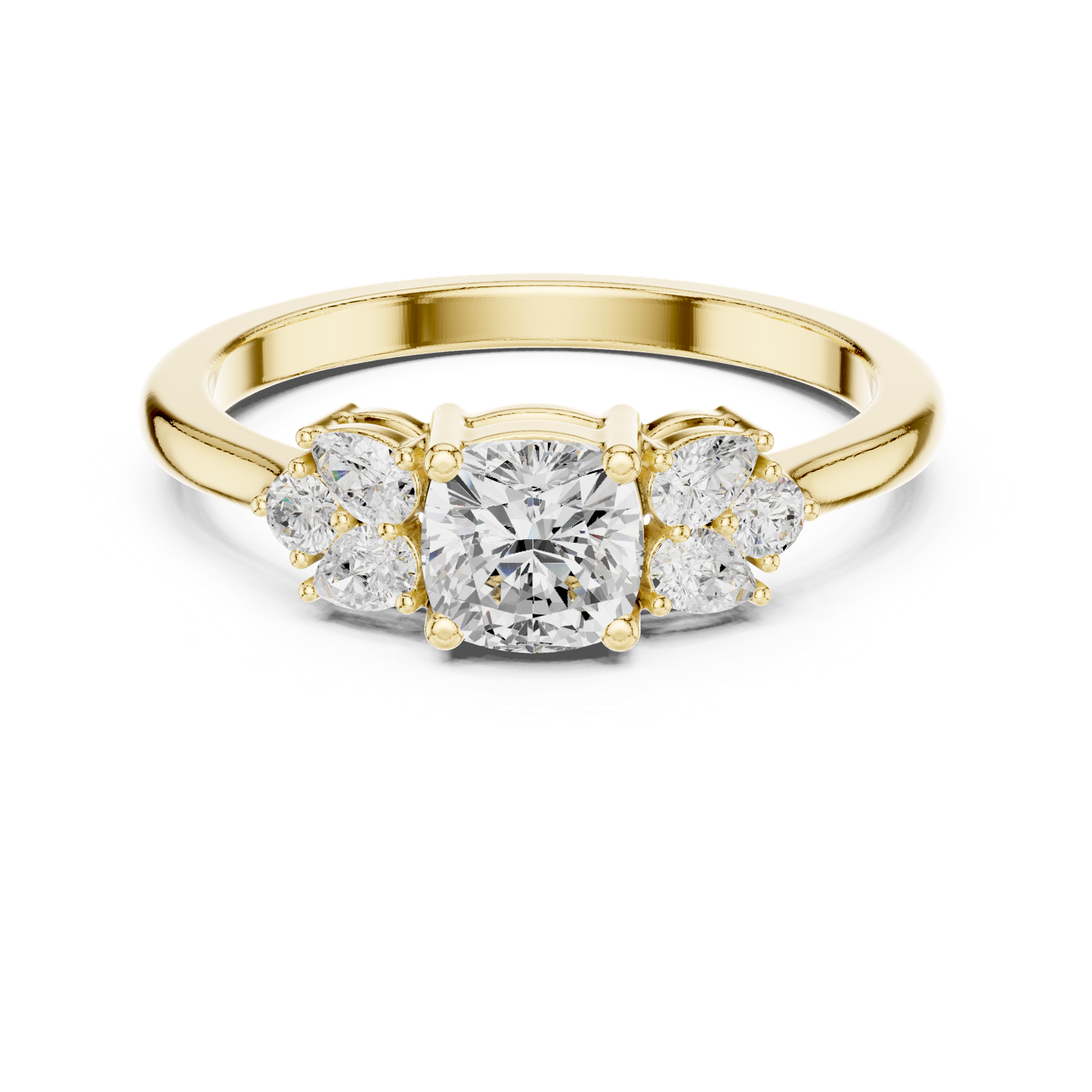 Gold Ring JLR-24, Yellow Gold