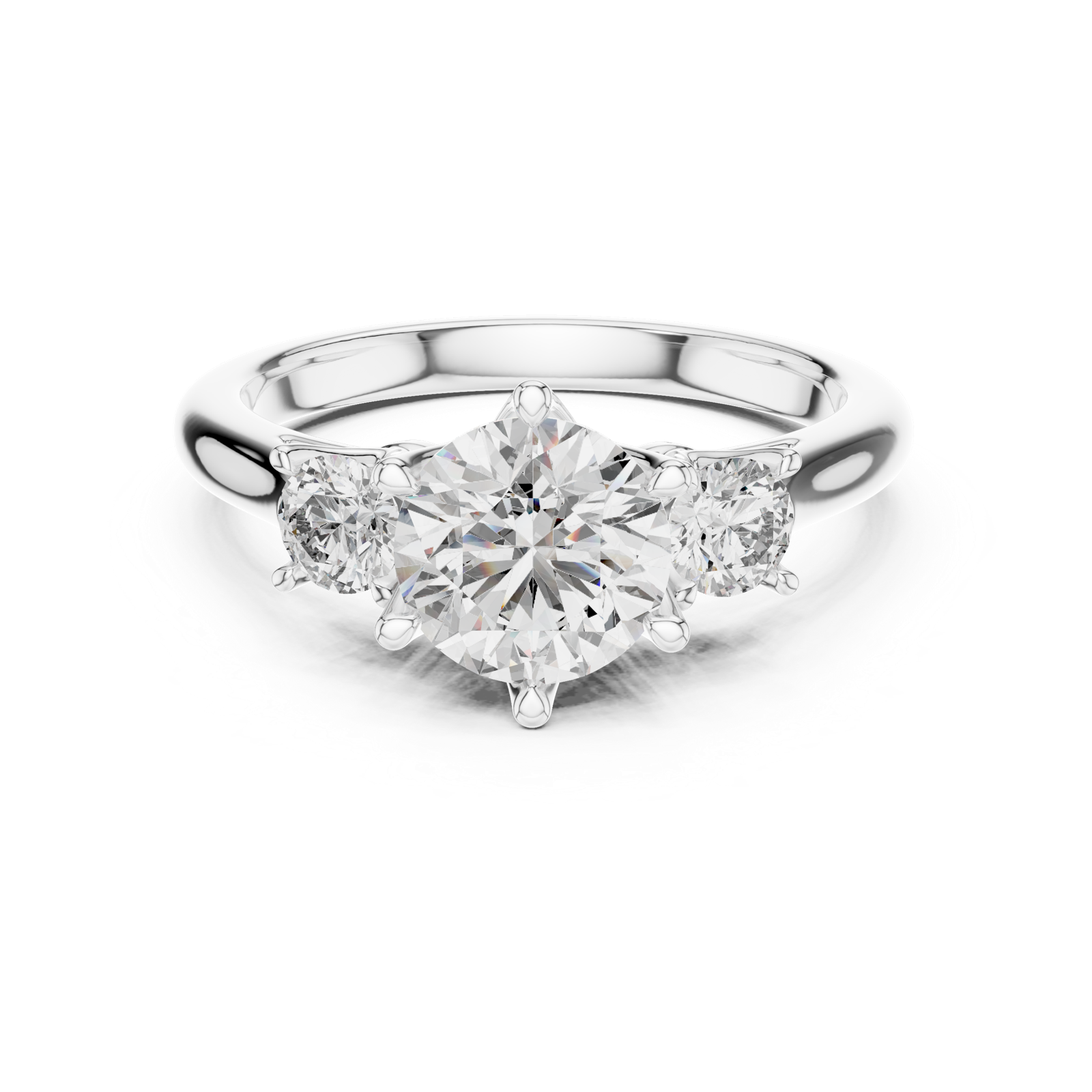 Gold Ring DDLR-041, White Gold