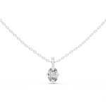 Gold Pendant GPD-0047, White Gold