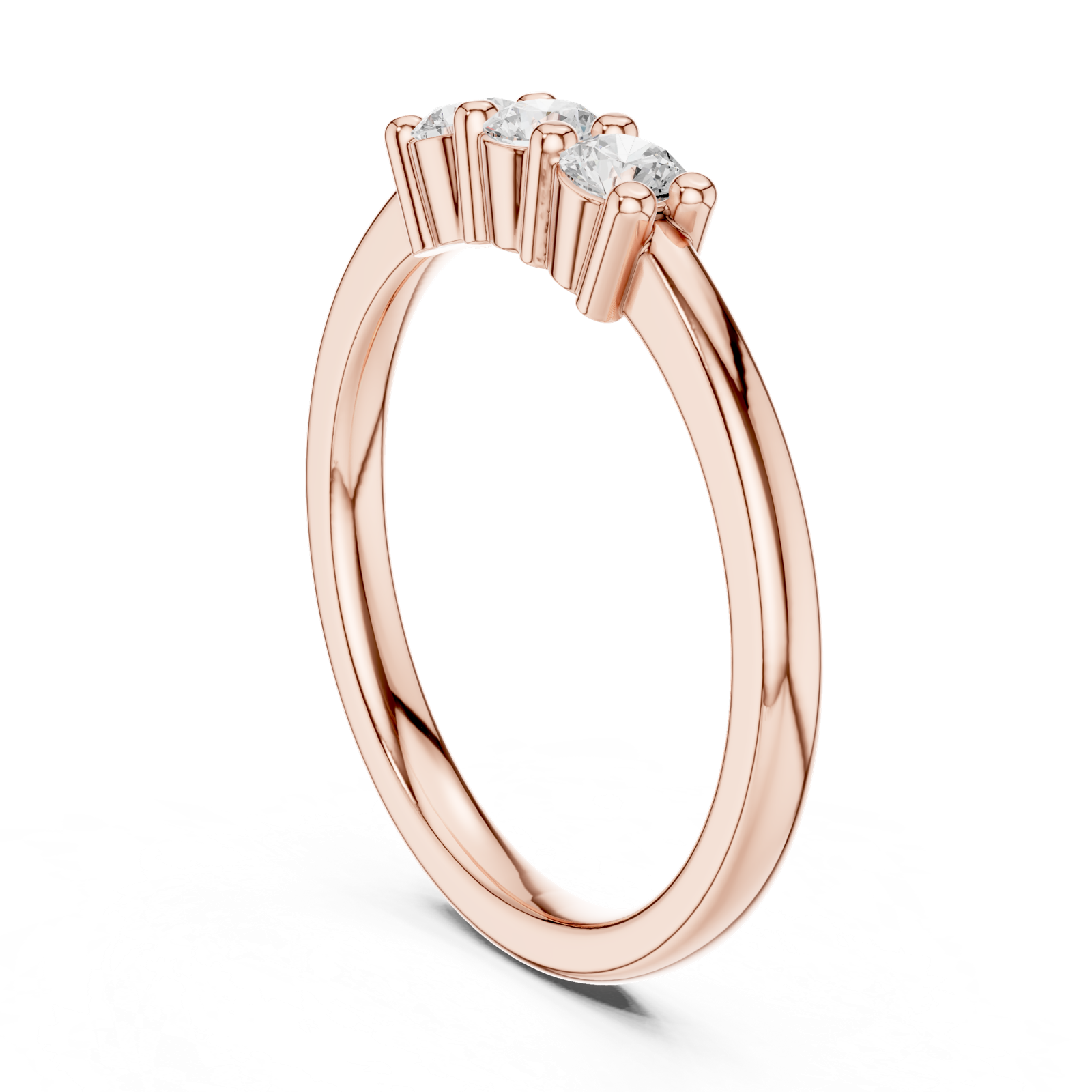 Gold Ring DDLR-609, Rose Gold
