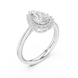 Gold Ring DDLR-699, White Gold, view 2