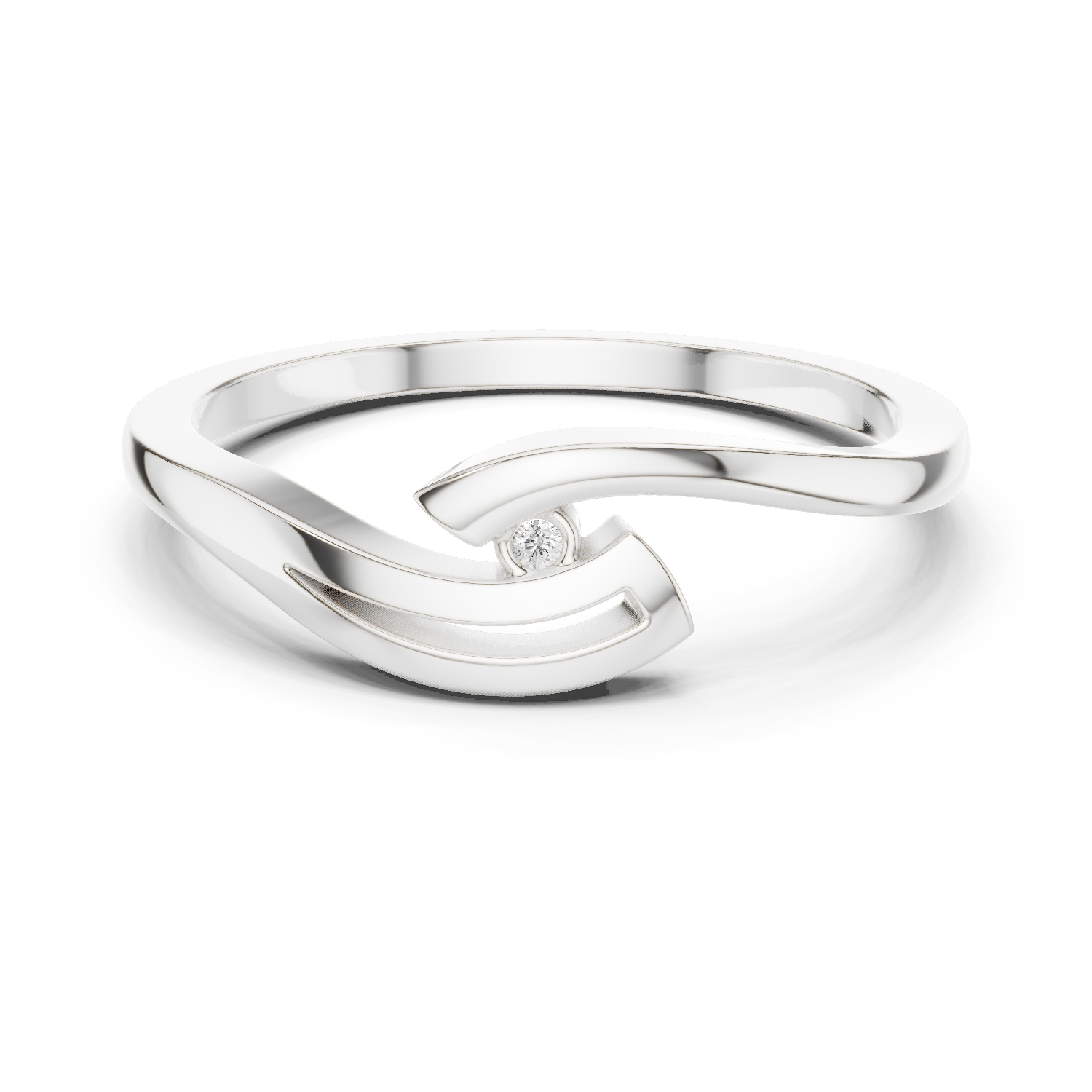 Gold Ring DDLR-811, White Gold