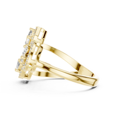 Gold Ring L03-504, Yellow Gold, view 3