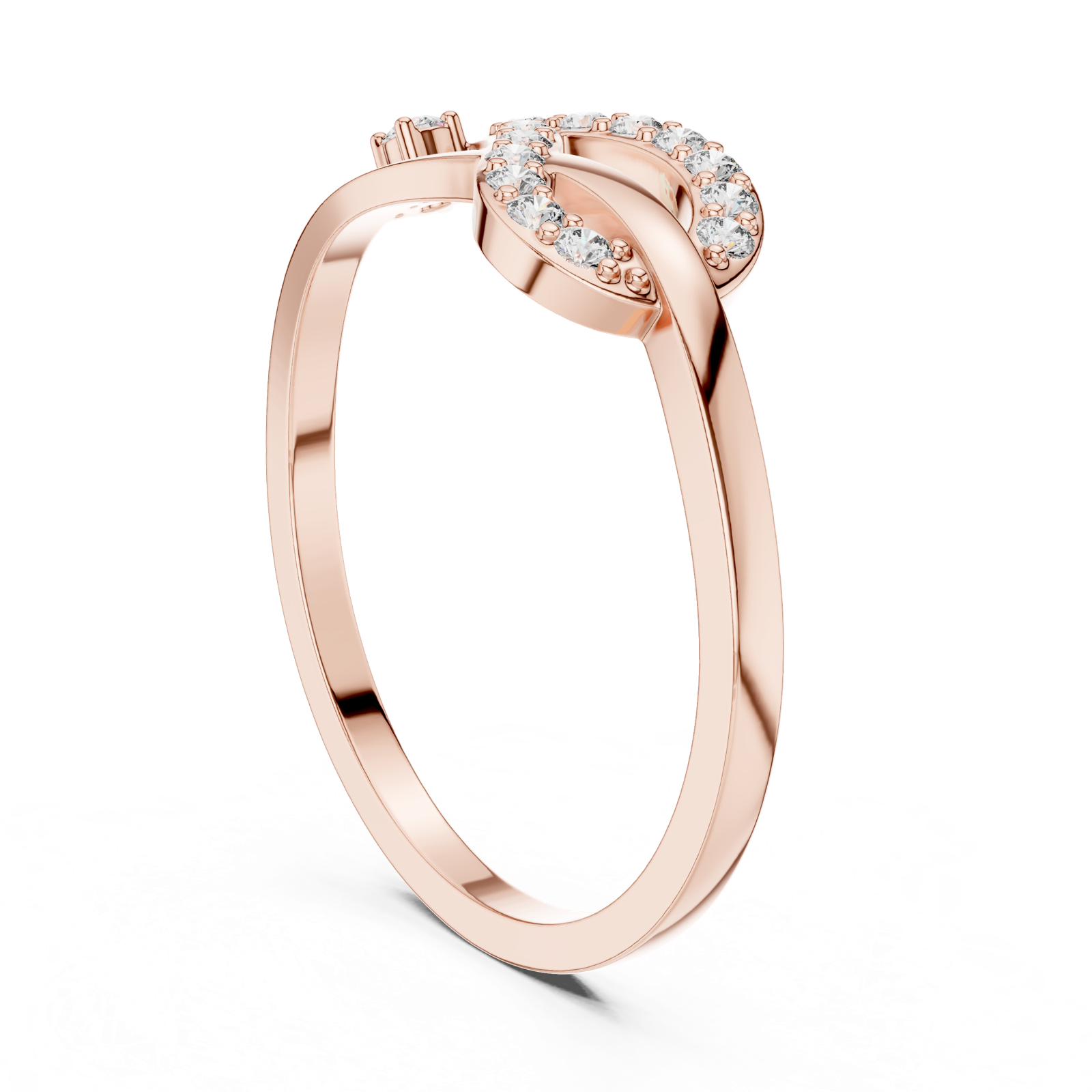 Gold Ring DR-6298, Rose Gold