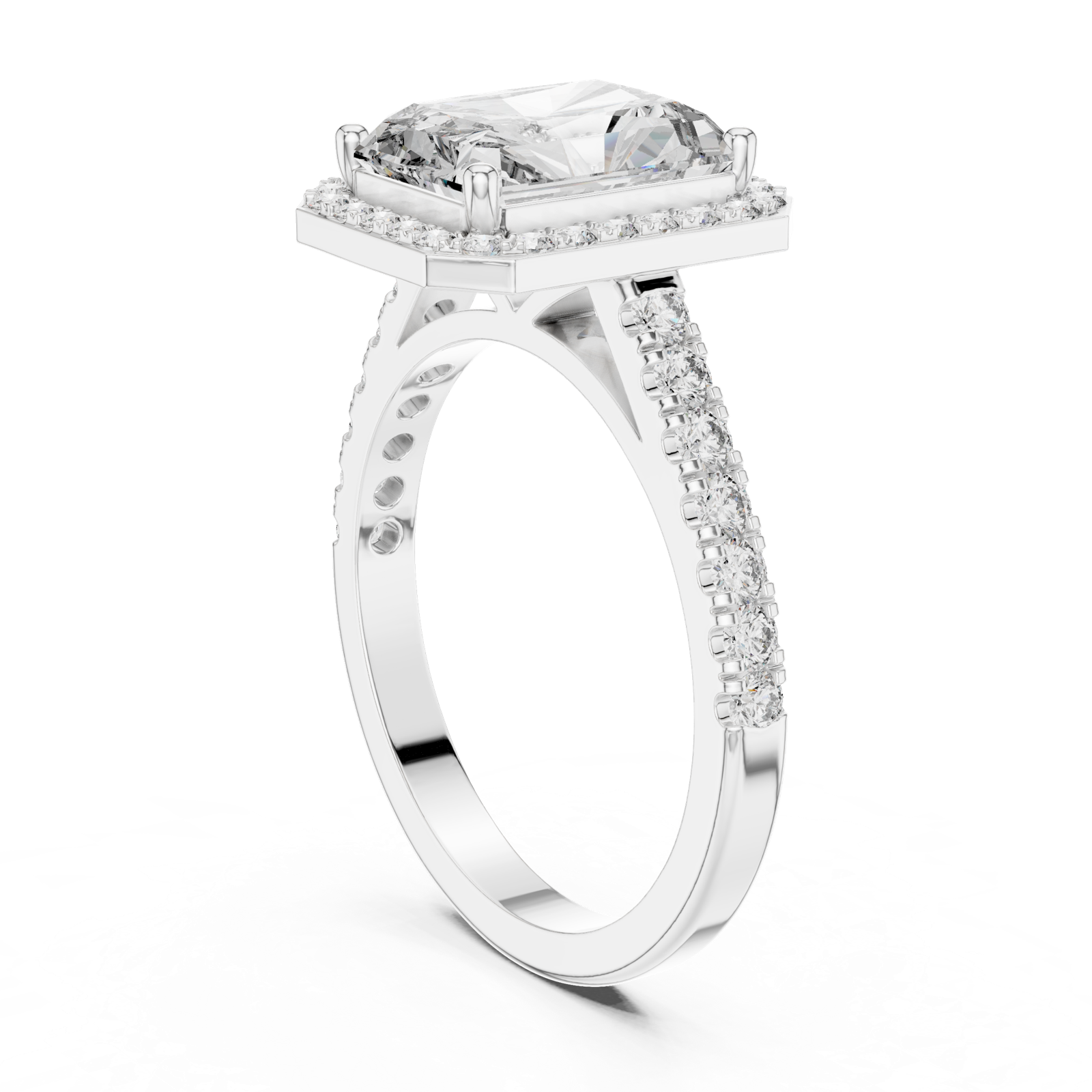 Gold Ring DDLR-202, White Gold