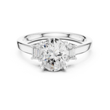 Gold Ring DDLR-869, White Gold, view 4