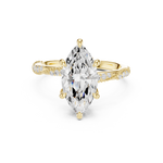 Gold Ring DDLR-964, Yellow Gold, view 4