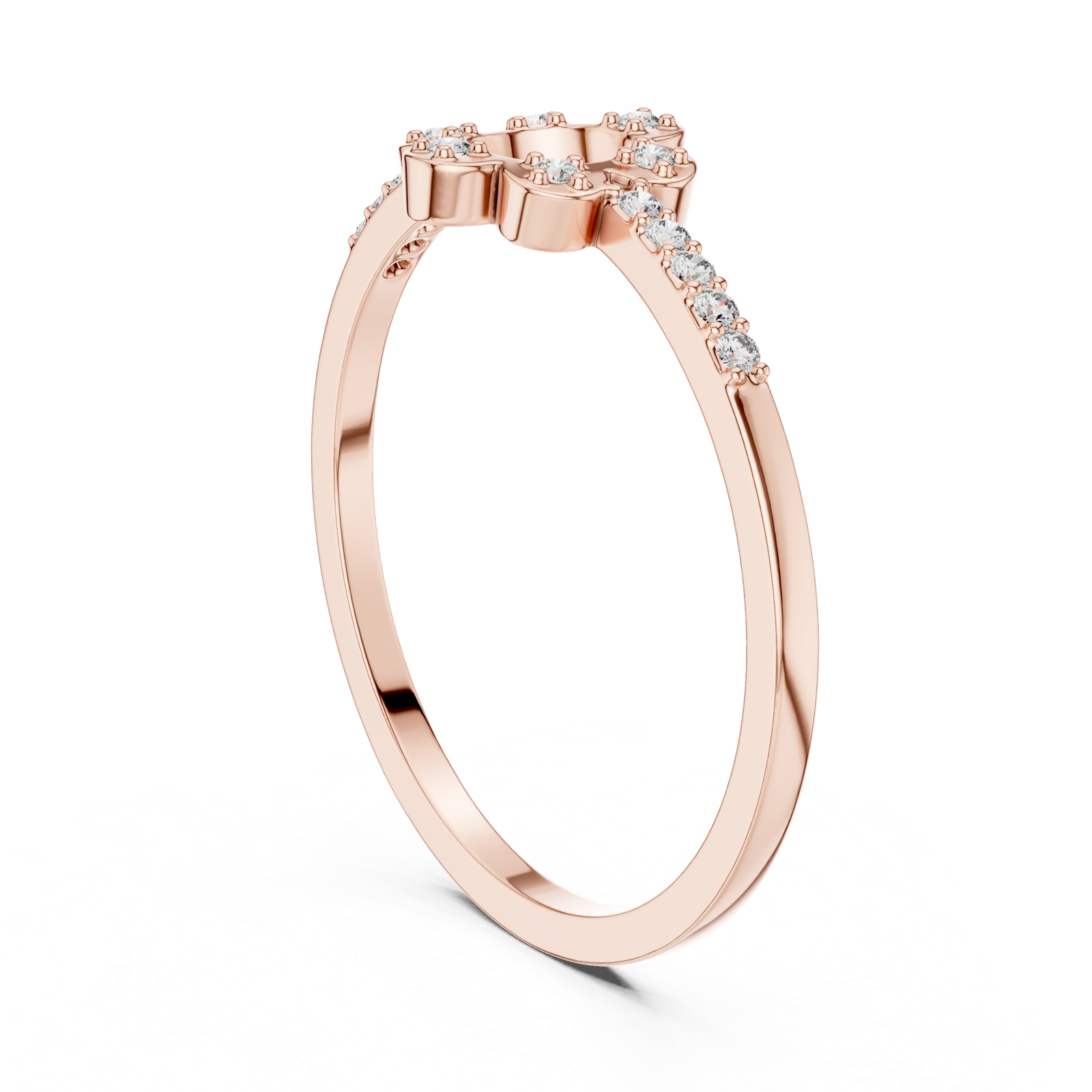 Gold Ring DR-6319, Rose Gold
