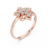 Gold Ring Ledis Ring, Rose Gold, view 2