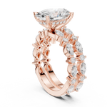 Gold Ring DDLR-301, Rose Gold, view 1