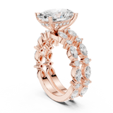 Gold Ring DDLR-301, Rose Gold, view 1