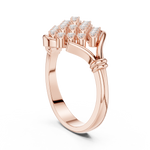 Gold Ring DDLR-760, Rose Gold, view 1
