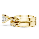 Gold Ring DDLR-291, Yellow Gold, view 3