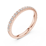 Gold Ring DDLR-789, Rose Gold, view 2