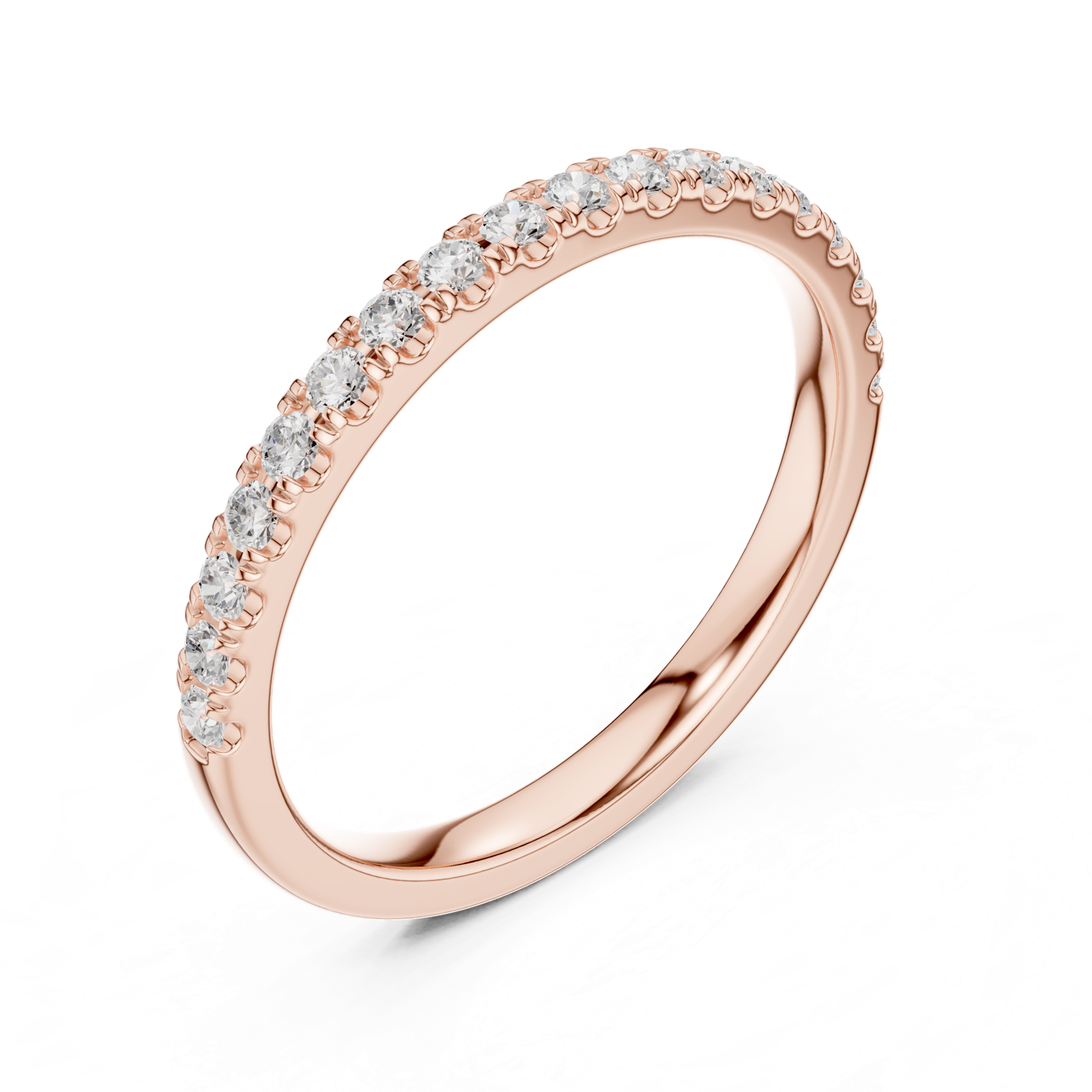 Gold Ring DDLR-789, Rose Gold, view 2