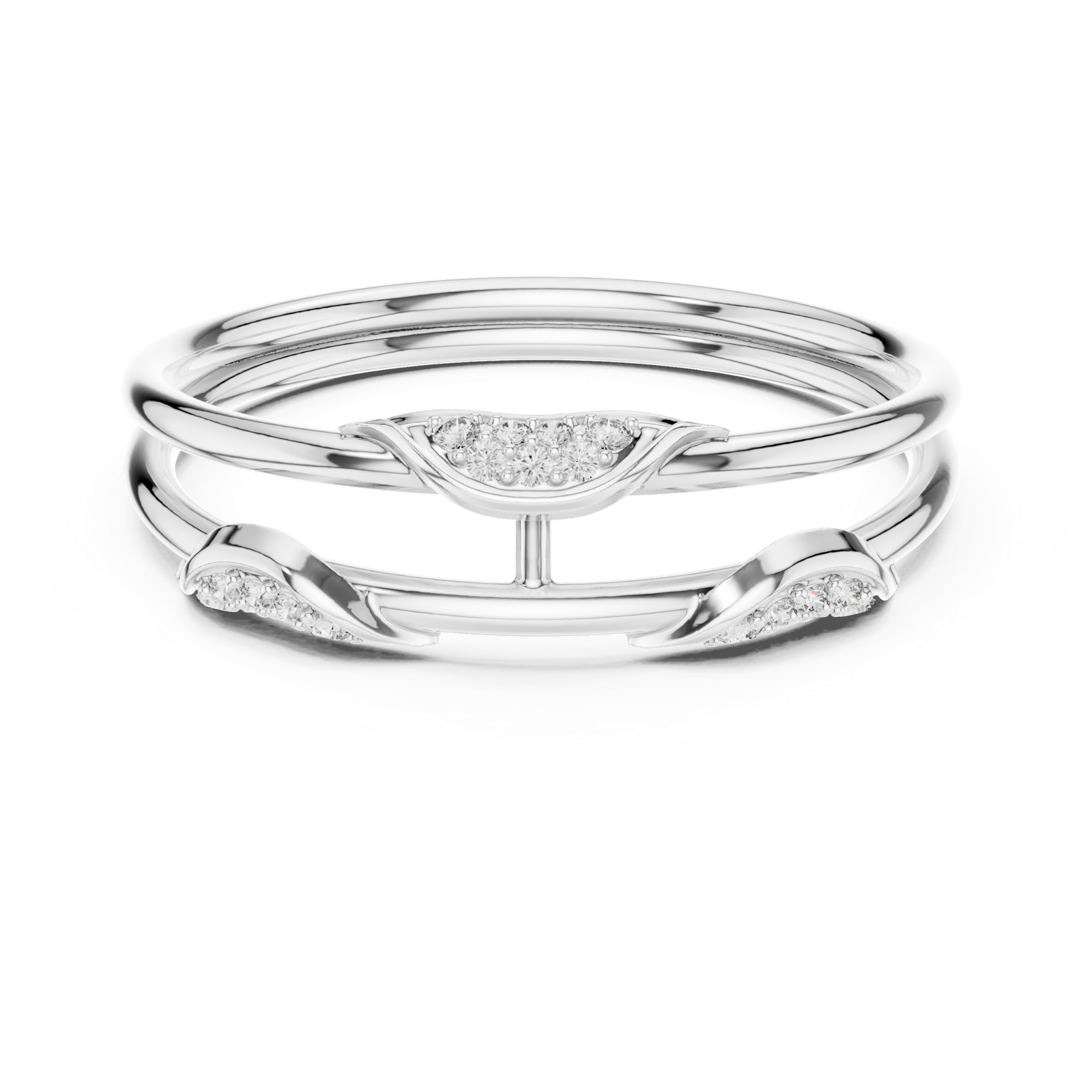 Gold Ring 1 (204), White Gold, view 4