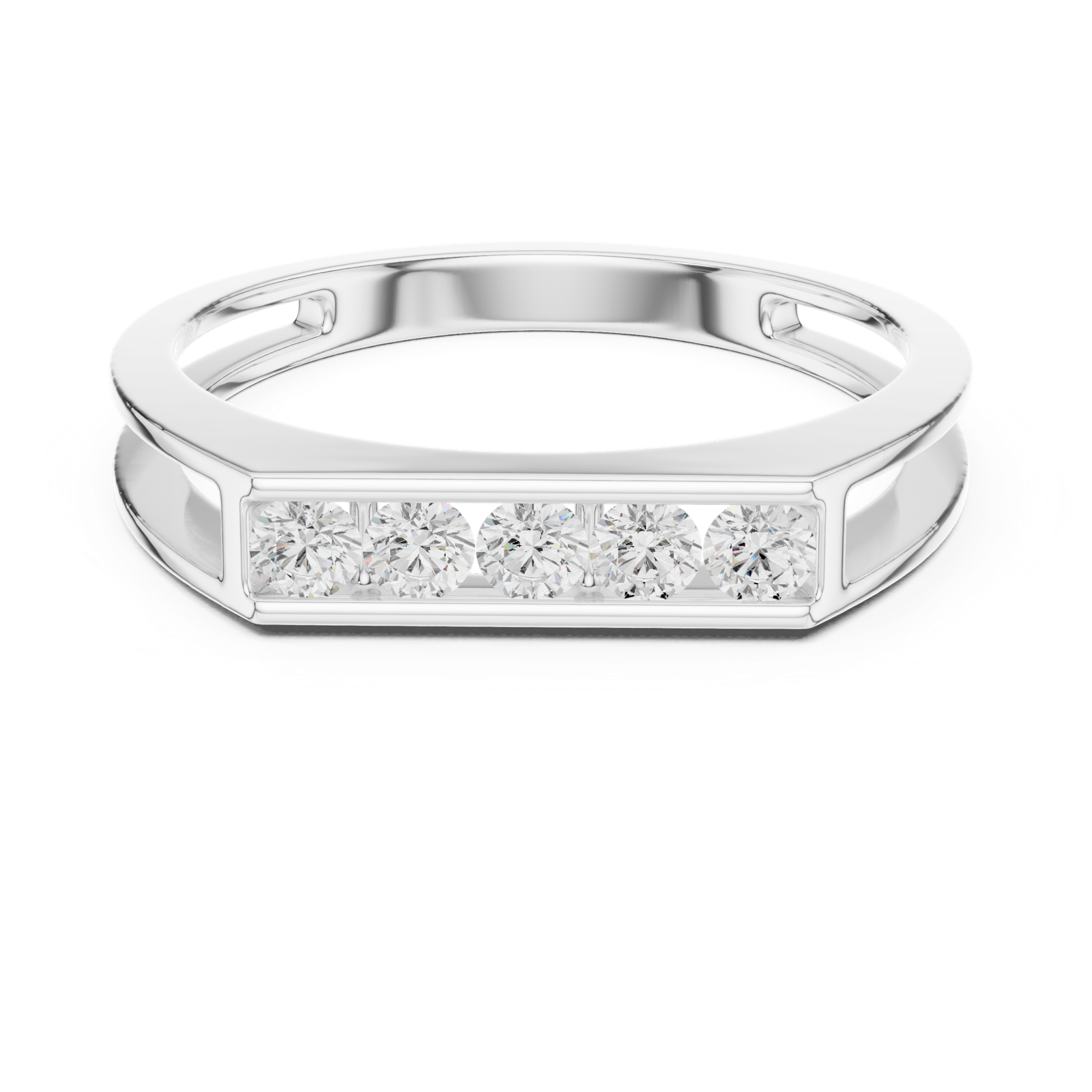 Gold Ring SBMR(16), White Gold