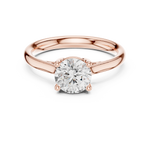 Gold Ring DDLR-633, Rose Gold
