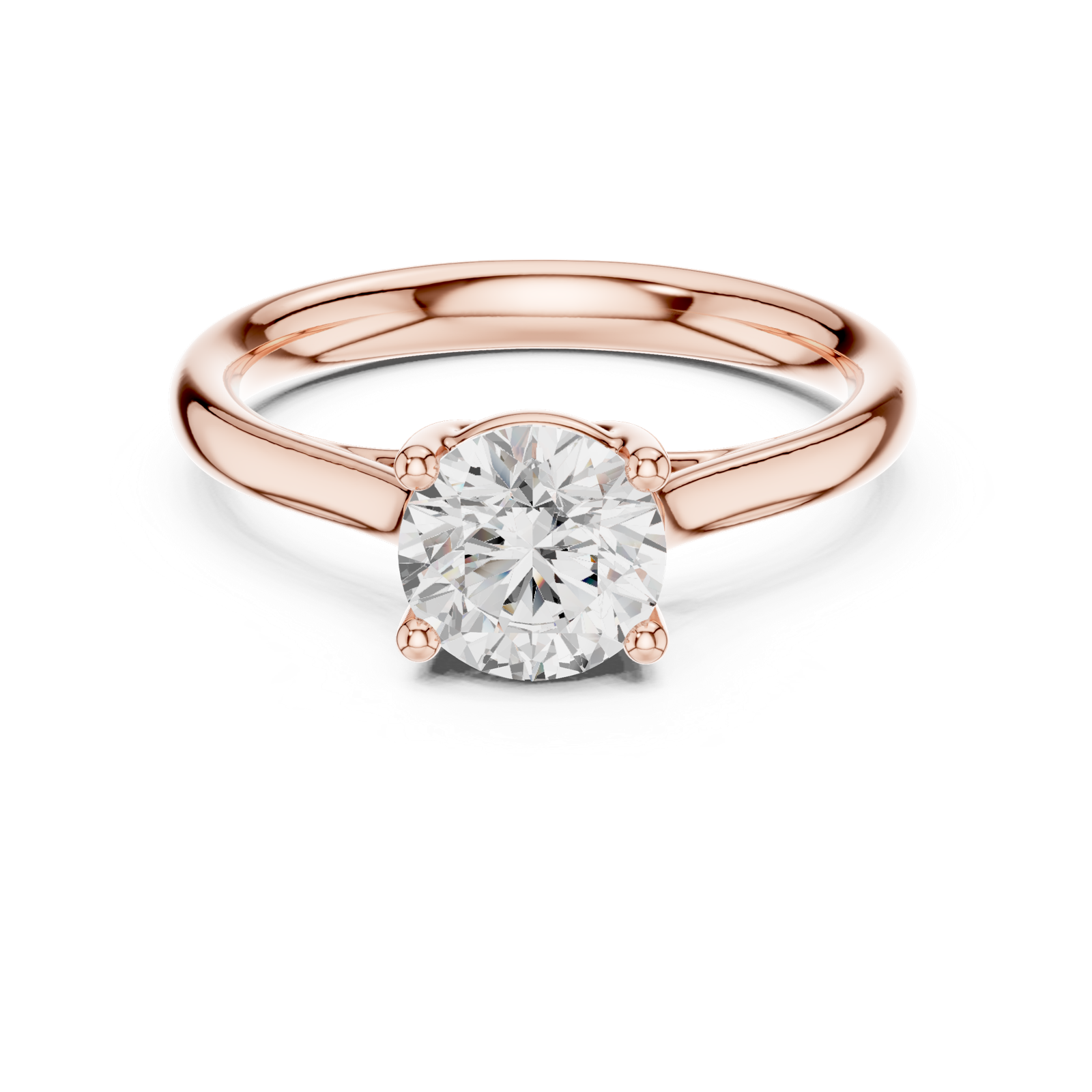 Gold Ring DDLR-633, Rose Gold
