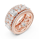 Gold Ring DDLR-305, Rose Gold, view 2