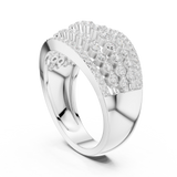 Gold Ring DDLR-759, White Gold, view 1