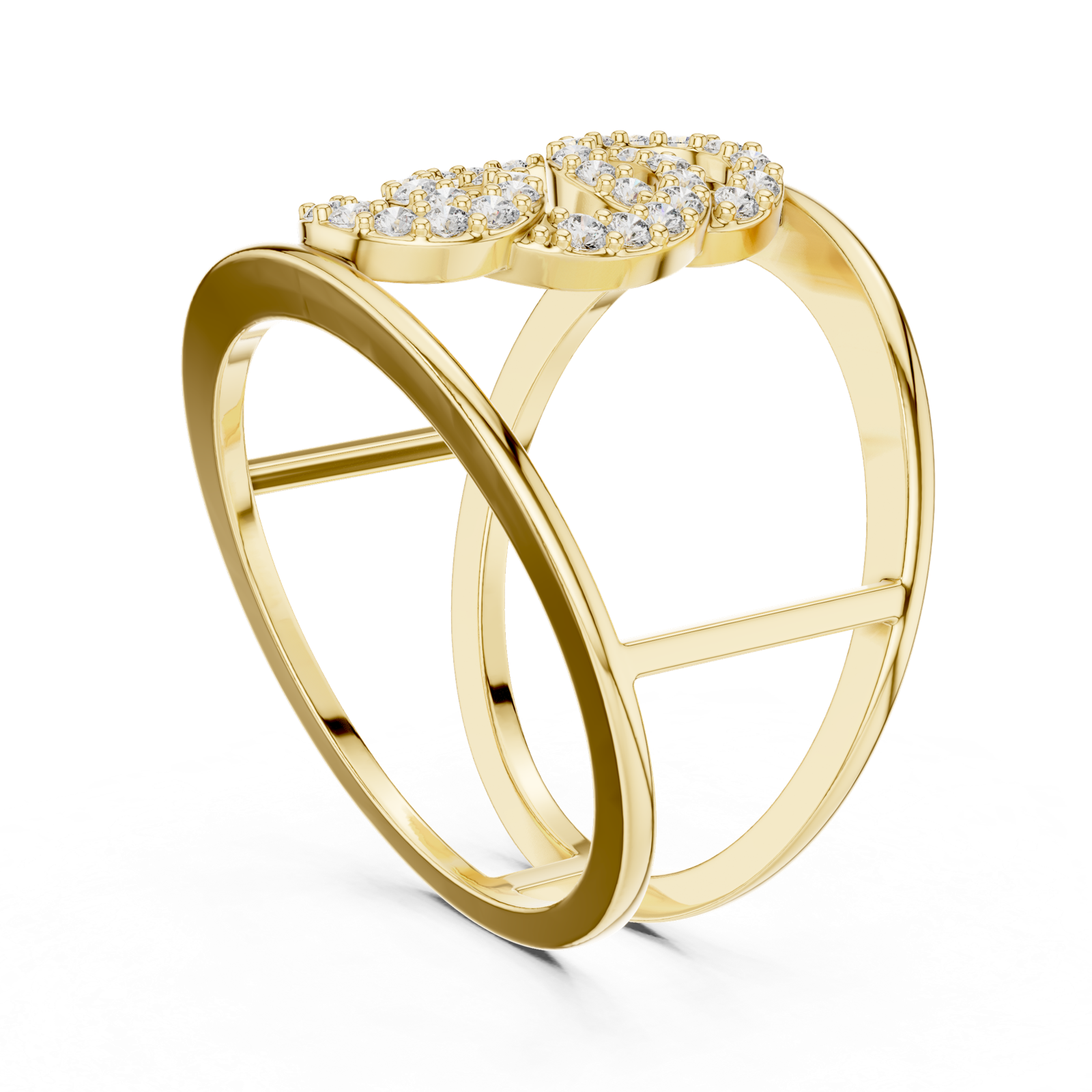 Gold Ring LR-01 (85), Yellow Gold