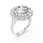 Gold Pendant 9-10025L_09, White Gold, view 2