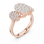 Gold Ring DDLR-779, Rose Gold, view 2