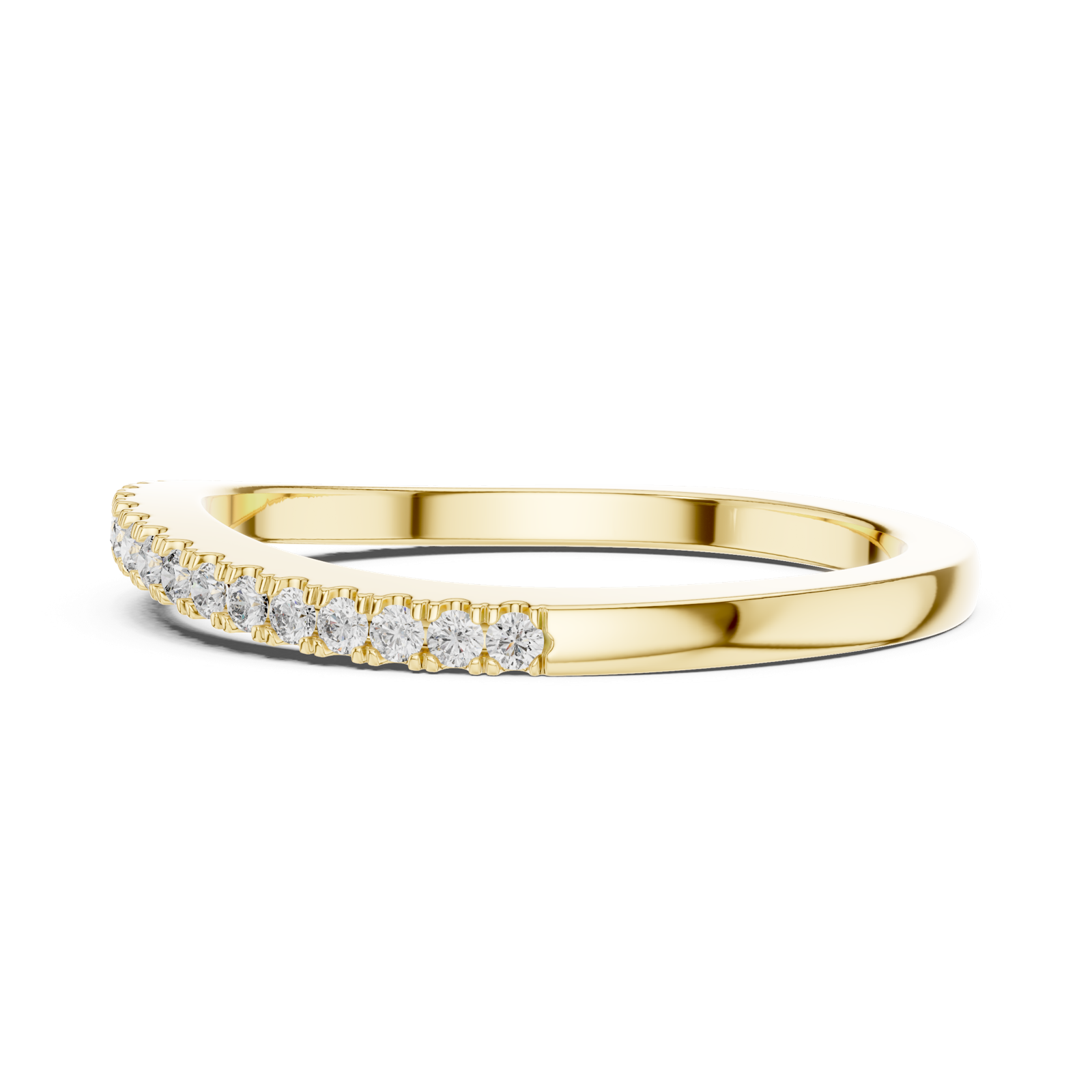 Gold Ring DDLR-048, Yellow Gold, view 3