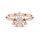 Gold Ring 1 (281), Rose Gold, view 4