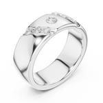 Gold Ring DDLR-426, White Gold, view 2