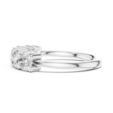 Gold Ring DDLR-616, White Gold, view 3