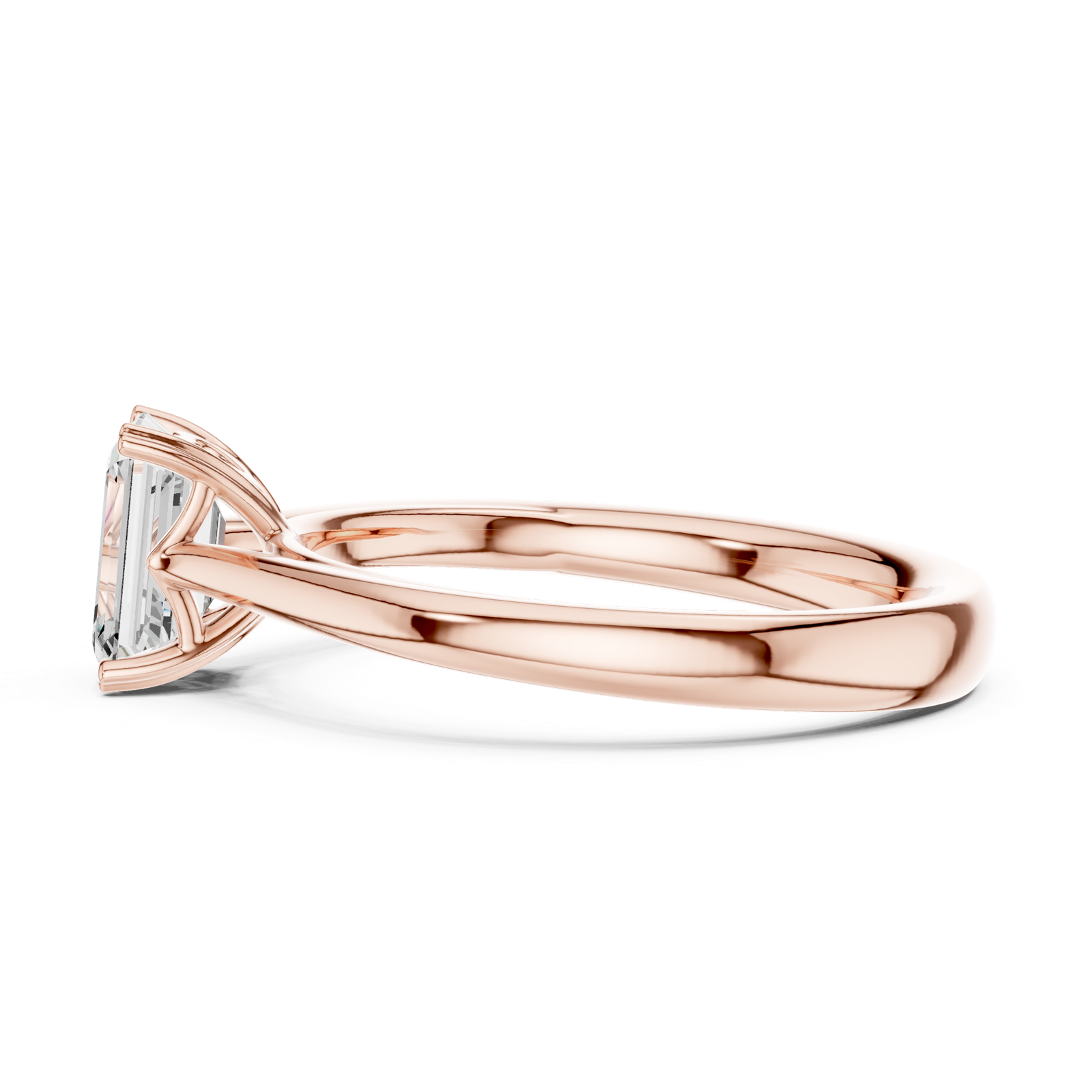 Gold Ring DDLR-539, Rose Gold, view 3