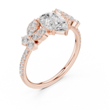 Gold Ring DDLR-1083, Rose Gold, view 2