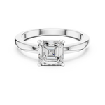 Gold Ring DDLR-1108, White Gold, view 4