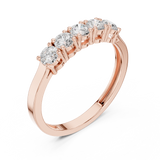 Gold Ring JLR-18, Rose Gold, view 2