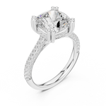 Gold Ring DDLR-953, White Gold, view 2