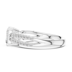 Gold Ring DDLR-711, White Gold, view 3