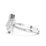 Gold Ring LR-01 (74), White Gold, view 3