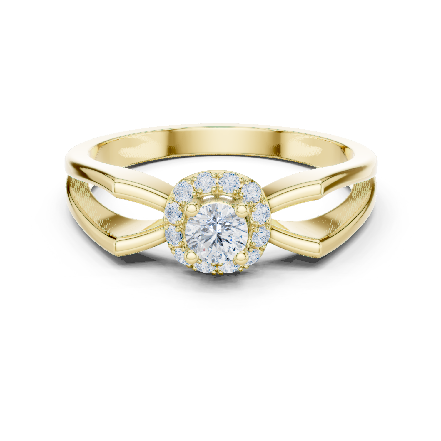 Gold Ring DDLR-837, Yellow Gold