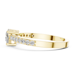 Gold Ring ABR-31, Yellow Gold, view 3