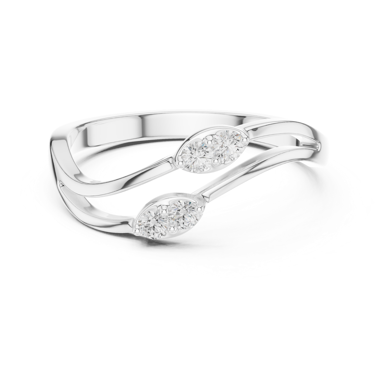 Gold Ring SBWR(4), White Gold, view 4