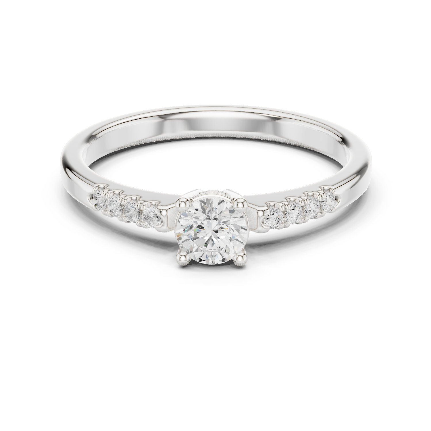 Gold Ring DDLR-834, White Gold