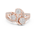 Gold Ring 19-120006L, Rose Gold, view 4