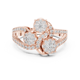 Gold Ring 19-120006L, Rose Gold, view 4