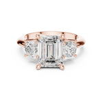 Gold Ring DDLR-901, Rose Gold, view 4