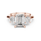Gold Ring DDLR-901, Rose Gold, view 4